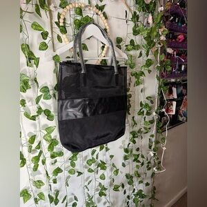 Burberry Fragrances Large Black Mesh Tote Bag